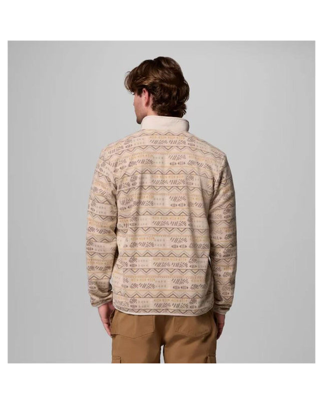 Columbia Sequoia Grove men's fleece lining, beige, designed for outdoor camping and hiking activities.