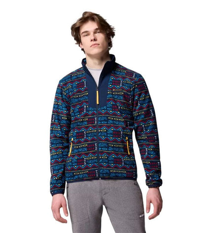Columbia Sequoia Grove fleece lining for men's outdoor and camping jackets, warm and comfortable for hiking and outdoor activities