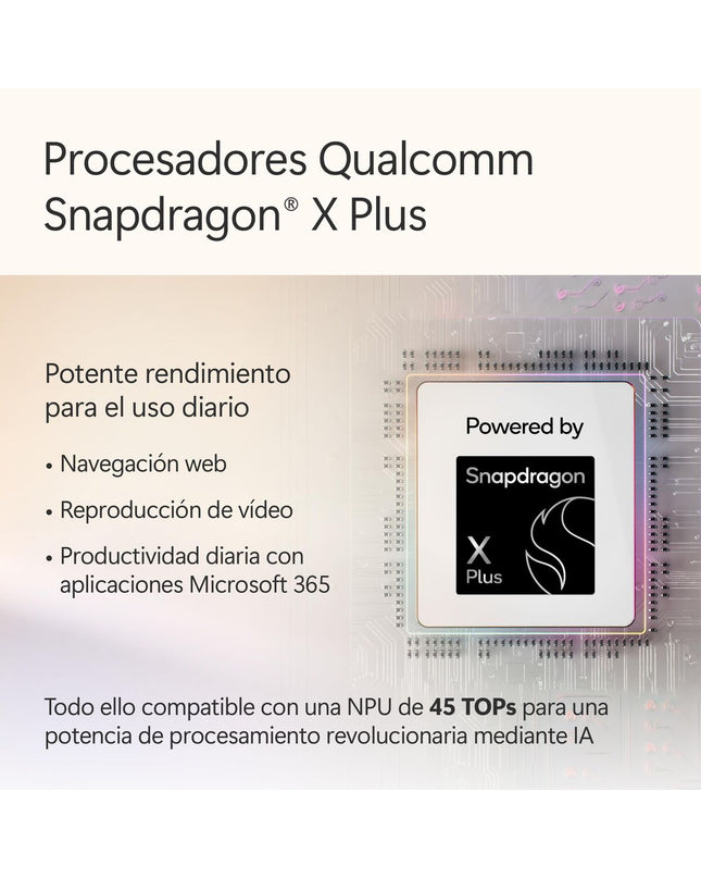 Microsoft EP2-27661 12.3-inch laptop with Qualcomm processor, 16 GB RAM, and 512 GB SSD, shown from a front view.