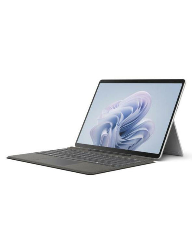 Microsoft Surface Laptop Pro 10 with sleek design and keyboard, shown from a front angle, ideal for computing and productivity.