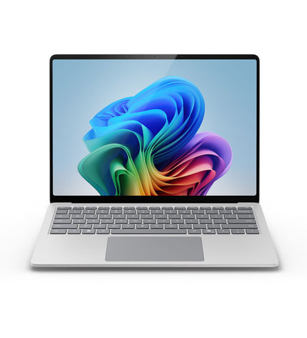 Microsoft Laptop EP2-36326 for calculations, featuring a sleek design and keyboard, shown on a clean workspace.