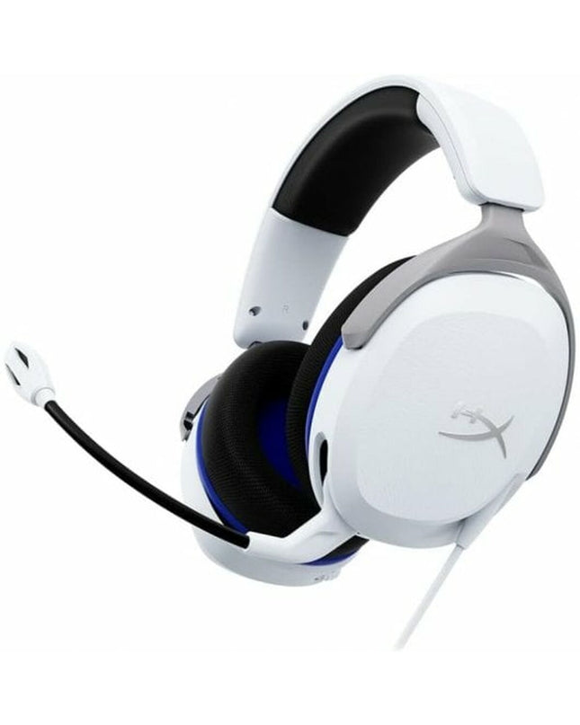 HyperX Cloud Stinger 2 gaming headset with microphone for plug-and-play consoles, featuring comfortable ear cups and adjustable headband.