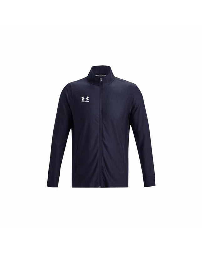 Under Armour men's blue training sweatshirt for sport and outdoor activities, ideal for football and casual wear.