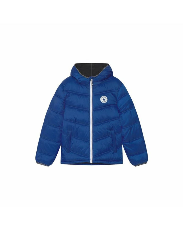 Blue Converse Sportjack for kids, outdoor sportswear jacket with logo, lightweight and comfortable for active children.