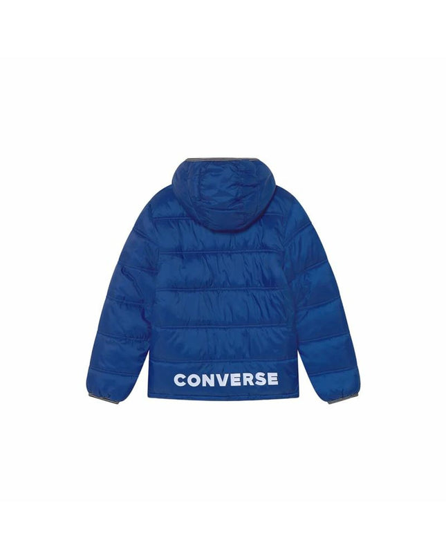 Children's blue Converse Sportjack, outdoor sportwear for kids, lightweight jacket suitable for active outdoor play.