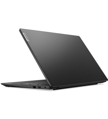 Lenovo V15 laptop with 15.6-inch display, 8GB RAM, 256GB SSD, Intel Core i3, Qwerty Spanish keyboard in image.