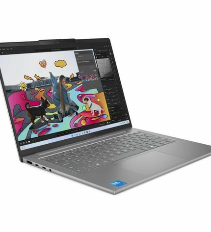 Lenovo 14-inch laptop with Intel Core i5-13420H, 16GB RAM, and 1TB SSD, shown with open screen and keyboard.