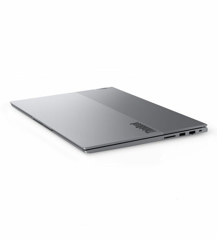 Lenovo 16-inch laptop with 16GB RAM, 512GB SSD, Intel Core i7 processor, QWERTY Spanish keyboard, sleek design