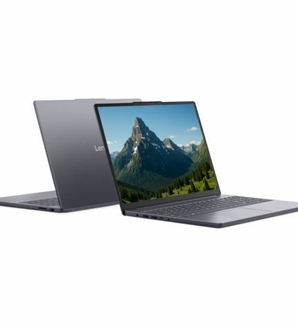 Lenovo 15.3-inch laptop with Intel Core i5, 16GB RAM, and 512GB SSD, shown with its sleek design and open screen.
