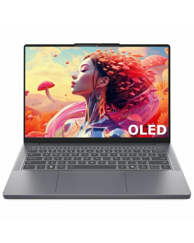 Lenovo laptop with calculator application open, showing a sleek design and keyboard view, ready for productivity and calculations.