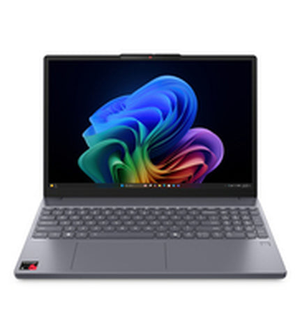 Lenovo 15.3-inch laptop with 16GB RAM and 512GB SSD, showing the sleek design and keyboard in the image.