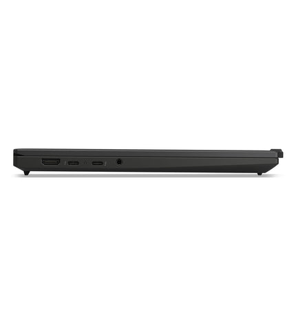 Lenovo 13.3-inch laptop with Intel Core Ultra, 32GB RAM, 1TB SSD, QWERTY keyboard, Spanish layout, sleek design.