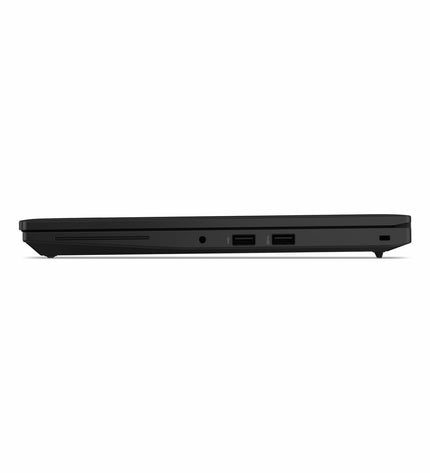 Lenovo Laptop 21S6002LSP with calculator function, shown with sleek black design and keyboard in close-up view.