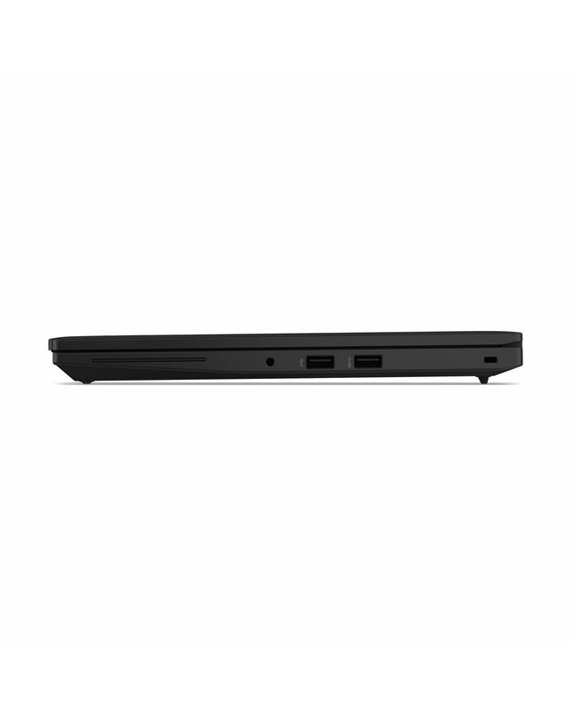 Lenovo Laptop 21S6002LSP with calculator function, shown with sleek black design and keyboard in close-up view.