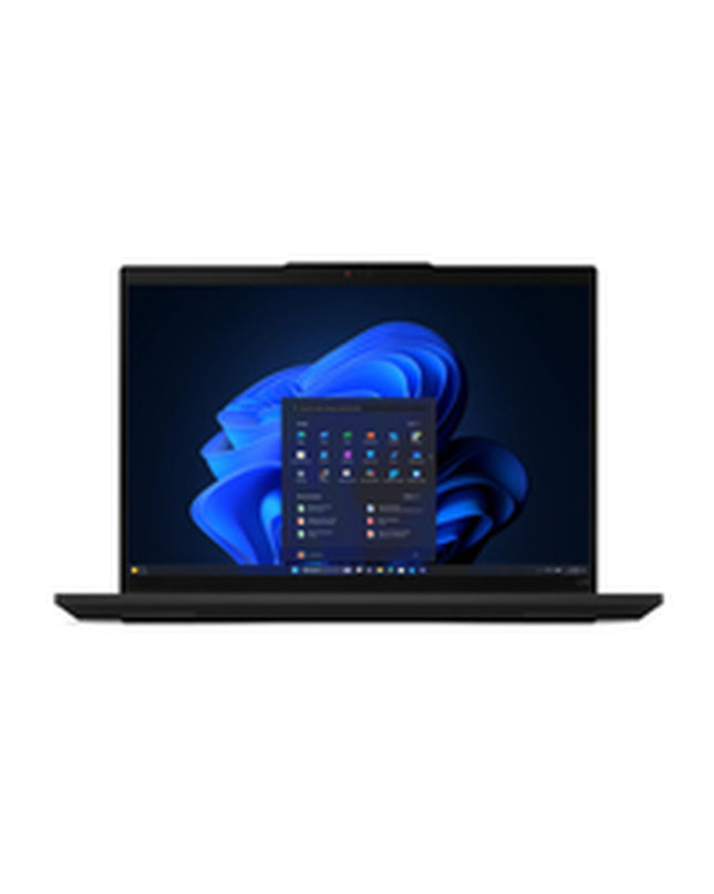 Lenovo ThinkPad L14 Gen 6 laptop with 14-inch display, Intel Core Ultra, 16GB RAM, 512GB SSD, QWERTY Spanish keyboard.