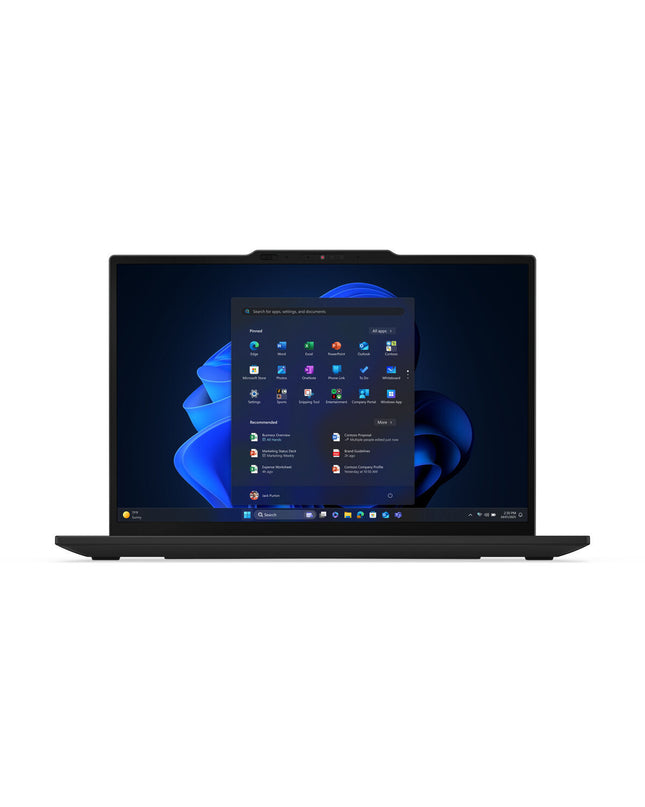 Lenovo X13 Ultra 5 laptop with 13.3-inch display, 32GB RAM, 512GB SSD, featuring sleek design and Intel Core Ultra 5 processor.