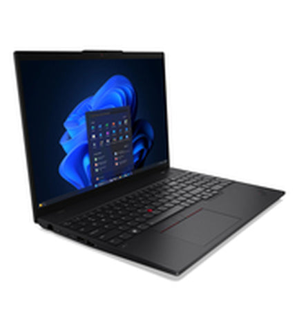Lenovo ThinkPad L16 Gen 2 16-inch laptop with Intel Core Ultra 5, 16GB RAM, 512GB SSD, QWERTY Spanish keyboard, calculating image