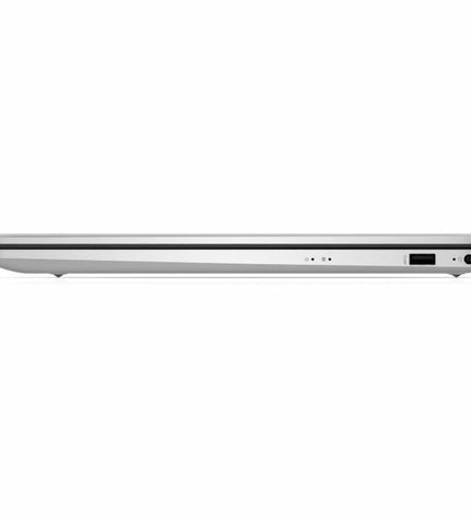 HP 17-CN3013NF laptop with 17.3-inch display, Intel Core i3 N305, 8GB RAM, and 512GB SSD in natural setting
