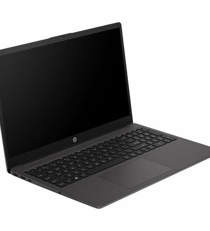 HP 250 G10 laptop with 15-inch display, Intel Core i7 processor, 8 GB RAM, and 512 GB SSD, shown from front angle.