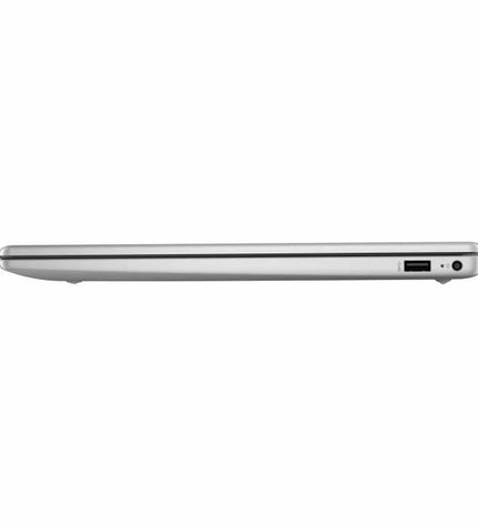 HP laptop used for calculations, featuring a sleek design and keyboard, with a visible screen and brand logo.