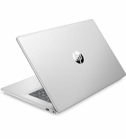 HP laptop used for calculations, featuring a sleek design and keyboard, suitable for professional and personal use.