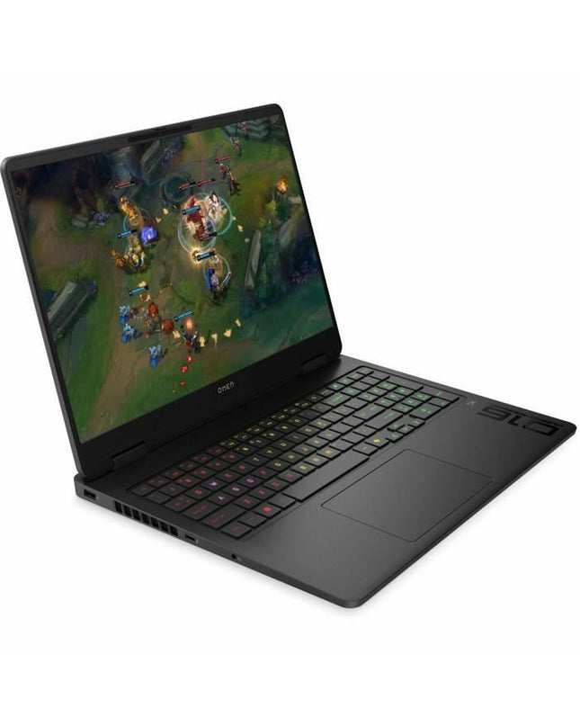 HP laptop with calculator software open, showing a sleek design and keyboard, ideal for business and personal use.
