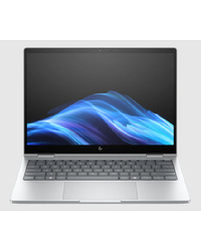 HP AD2Z7ET 13.3-inch laptop with Intel Core i7, 32GB RAM, and 1TB SSD, shown with keyboard and screen display.