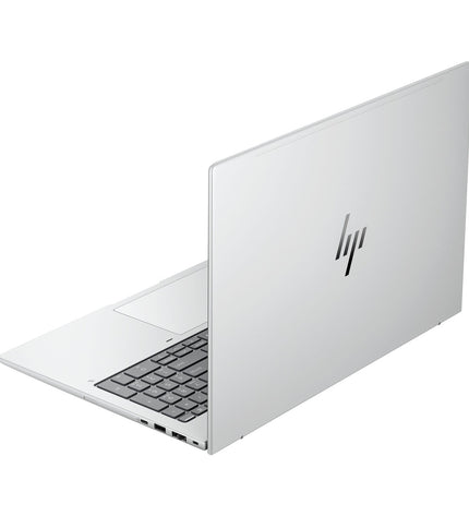 HP AD2Z4ET#ABE 16-inch laptop with Intel Core Ultra 5 processor, 32GB RAM, and 512GB SSD, shown with open screen and keyboard.