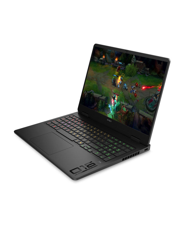 HP OMEN Gaming Laptop 16 with 16-inch display, Intel Core Ultra 7, 32GB RAM, GeForce RTX 5060 graphics in sleek design
