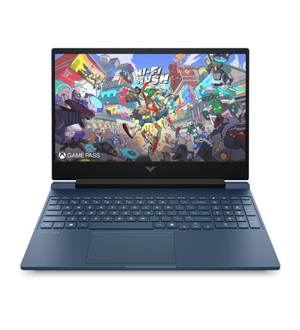 HP Victus gaming laptop 15.6-inch display, Intel Core i7, 16 GB RAM, 1 TB SSD, GeForce RTX 5060 graphics.
