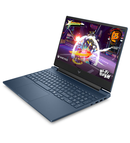 HP Victus gaming laptop with 15.6-inch screen, Intel Core i7, 16GB RAM, 1TB SSD, and GeForce RTX 5060 graphics.