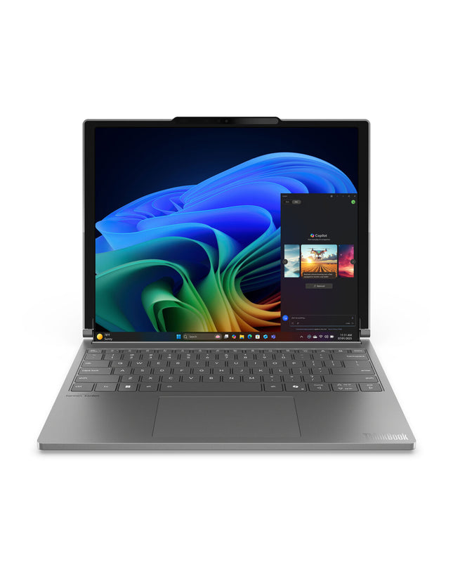 Lenovo 14-inch laptop with Intel Core Ultra 7 processor, 32 GB RAM, 1 TB SSD, QWERTY Spanish keyboard, sleek design