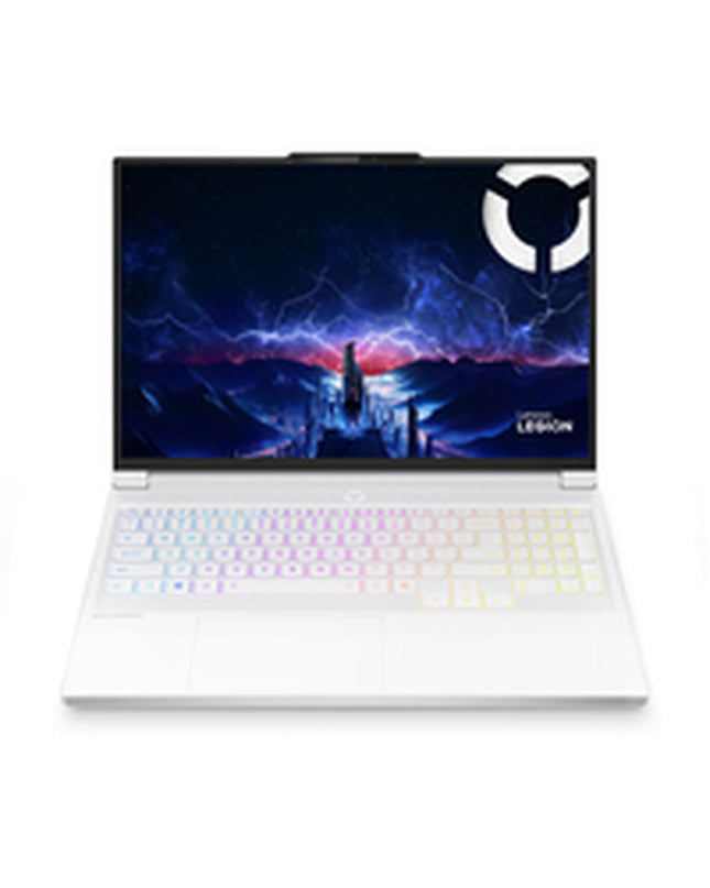 Lenovo Legion 7 16" gaming laptop with Intel Core i9, 32GB RAM, 1TB SSD, GeForce RTX 5060, QWERTY Spanish keyboard.