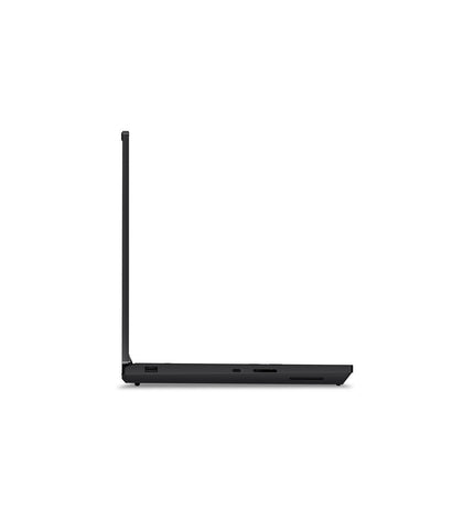 Lenovo 16-inch laptop with 32GB RAM, 1TB SSD, QWERTY Spanish keyboard, showcasing the sleek screen and keyboard layout.