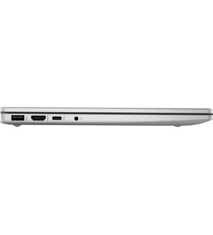 HP laptop used for calculations, featuring a sleek design with a keyboard and screen visible in the image.