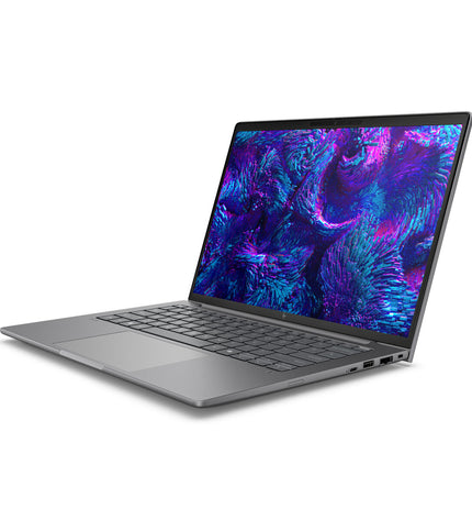HP 14-inch laptop C7SK4ET#ABE with calculator function, sleek design, and keyboard visible in the image.