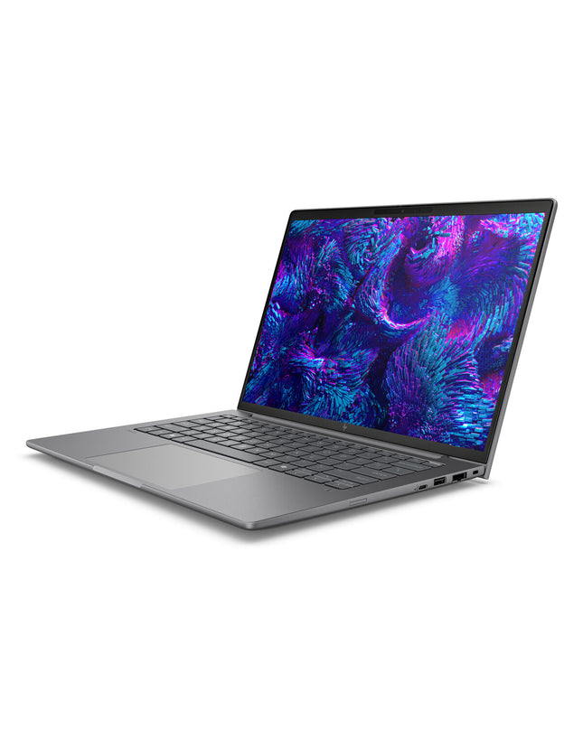 HP 14-inch laptop C7SK4ET#ABE with calculator function, sleek design, and keyboard visible in the image.