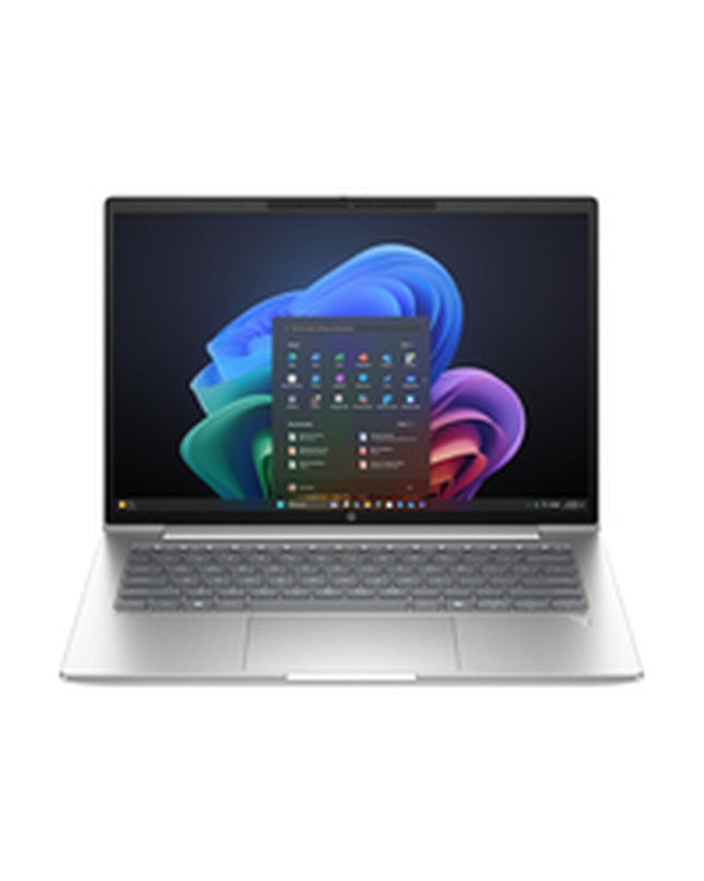 HP laptop CQ0D7ET#ABE with 14-inch display, Qualcomm processor, 16GB RAM, and 512GB SSD.