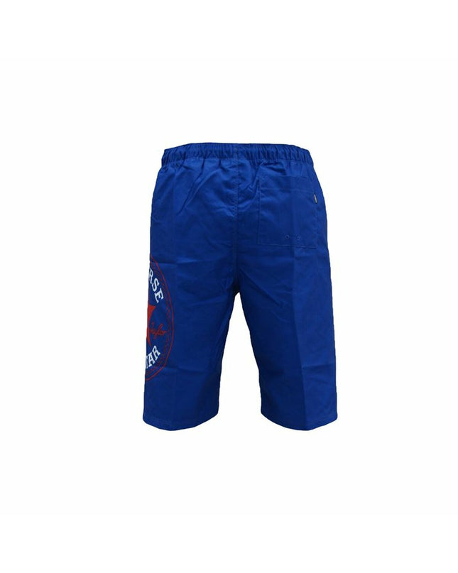 Converse men's blue wrap-around swim trunks for water sports, featuring sporty design and comfortable fit.