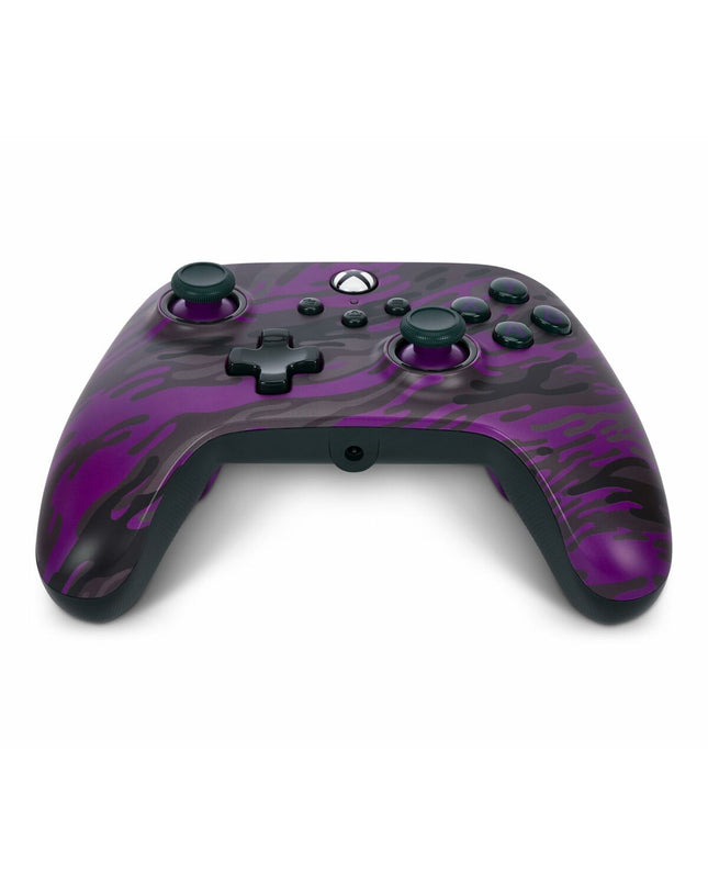 Powera gaming remote control for plug-and-play gaming consoles, black with ergonomic design and multiple buttons.