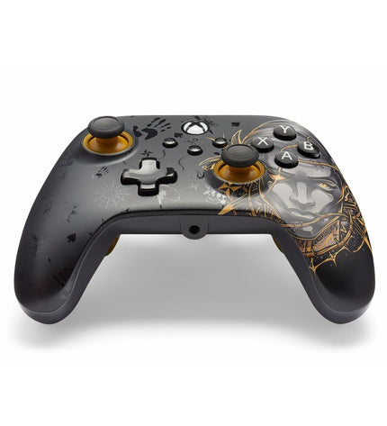 Powera gaming remote control for plug-and-play game consoles, black electronic device with buttons and ergonomic design