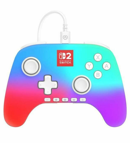 Portable Powera NSGP0524-01 gaming console with colorful buttons and screen, designed for electronic toy and gaming entertainment.