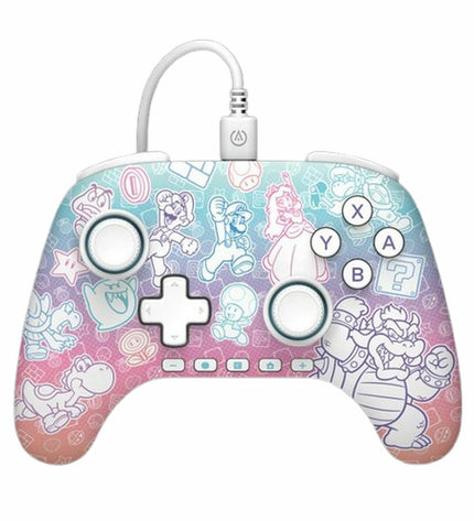 Powera portable gaming computer, electronic toy for kids, showing colorful buttons and screen for fun gaming experiences