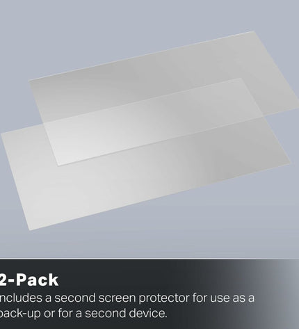 Powera Nintendo Switch 2 screen protector for electronic plug-and-play gaming console, transparent and easy to apply.