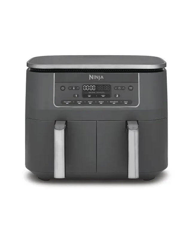 NINJA DZ300EU air fryer in gray with 7.6L capacity and 2400W, suitable for home cooking and small electric appliances