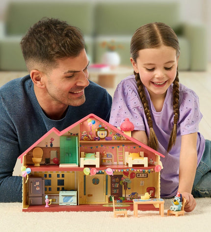 Bluey Playset toy featuring colorful figures and accessories from Bluey, perfect for imaginative play and kids' entertainment.