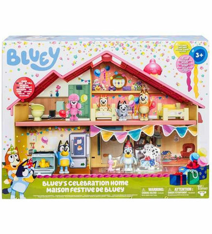 Bluey Playset featuring colorful figures and accessories, perfect for imaginative play with Bluey-themed toys and action figures.