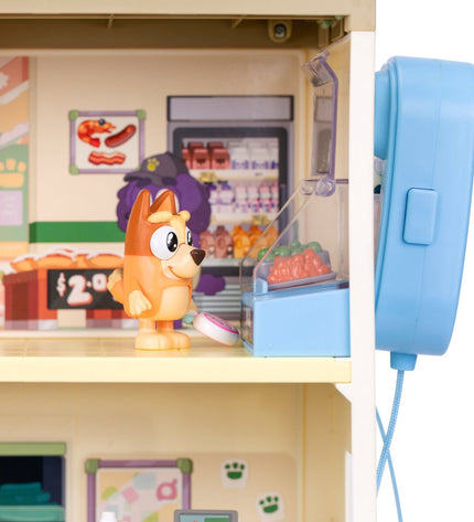 Bluey Playset with light and sound features, featuring Bluey-themed toy for imaginative play and fun.