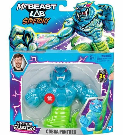 Colorful MrBeast Lab action figure from the toy and games collection, featuring detailed design and vibrant accessories.