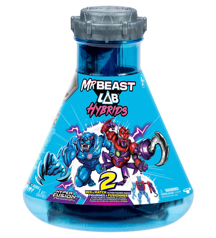 MrBeast Lab action figure from the MrBeast Lab toy and game collection, featuring detailed design and vibrant colors.